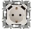 Розетка ЭРА 12410902 2PE, 16A/250В, шторки, с 2xUSB, 5В/3А, 12, слоновая кость, 10/100/2000 Б0047841 1