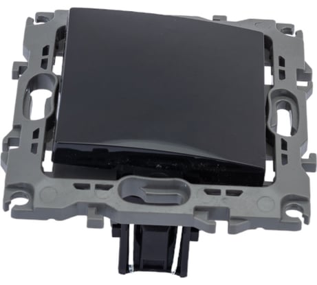 Кнопка ЭРА 12111106 10АХ250В, 12, черный, Б0047835