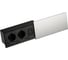 Выдвижная встраиваемая розетка Mebax JX (Slide Top) 2 секции Серебро 200х100х63мм 2 USB (с каб.пит.) 00-00002888 6