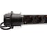Выдвижная встраиваемая розетка Mebax 105S (J) 3 секции Чёрный Механический d=60мм 00-00002895 2
