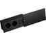 Выдвижная встраиваемая розетка Mebax JX (Slide Top) 2 секции Чёрный 200х100х63мм 2 USB (с каб.пит.) 00-00002889 6