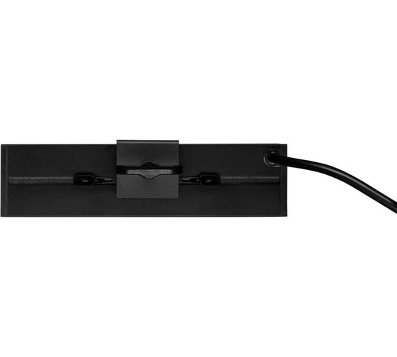 Блок розеток Mebax на струбцине LE4 2 секции Чёрный боковое крепление 2 USB + 1 type C беспроводная зарядка 00-00002876