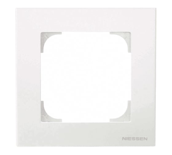 Рамка ABB SKY 1 пост, альпийский белый 2CLA857100A1101