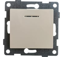 Механизм выключателя GUSI ELECTRIC Bravo 1кл. инд, СУ, 10А, 250В, бежевый С10В18-003