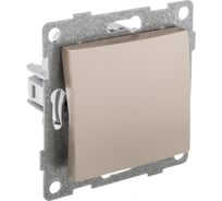 Механизм выключателя GUSI ELECTRIC Bravo 1кл., СУ, 10А, 250В, шампань С10В1-027