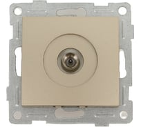 Механизм антенной розетки, GUSI ELECTRIC Bravo одинарной, СУ, шампань С10А1-027