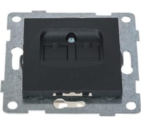 Механизм комбинированной розетки GUSI ELECTRIC Ugra RJ45, RJ12, СУ, графит С11КТ-010