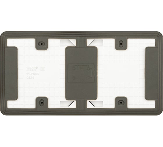 Розетка ЭРА Эксперт 11250301 2x2PE горизонтальная IP55, 16A, 250В, ОУ, белый Б0063264