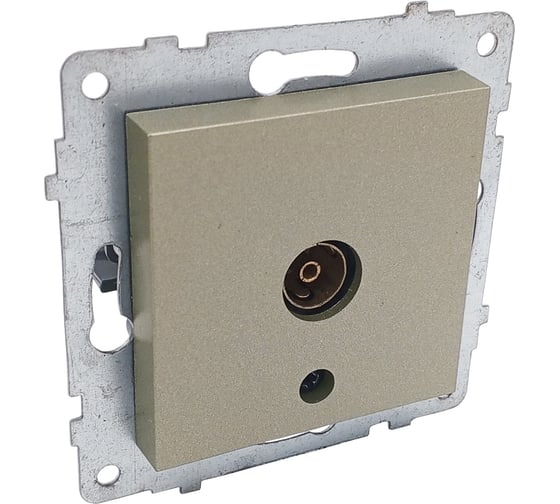 Механизм TV розетки Ovivo (оконечная), антрацит 600-000313-225 1