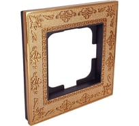 Рамка 1-местная Ovivo PRIME ELEMENTS ORIENT, золото/черный 403-810017-096