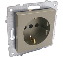 Механизм розетки Ovivo с/з, антрацит 600-000313-217