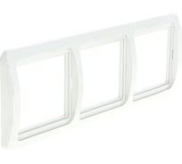 Рамка 3-местная горизонтальная Лондон белая EKF EEM-G-303-10