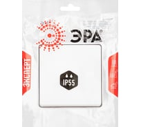 Выключатель ЭРА Эксперт 11152101 IP55, 10АХ250В, СУ, белый Б0063267