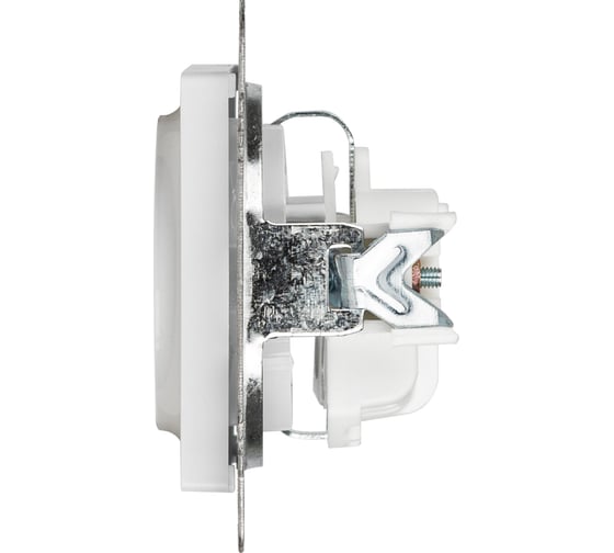 Розетка Intro Accent 620201 2PE Schuko, 16А250В, IP20, СУ, AL/CU, белый Б0063678