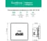 Розетка Systeme Electric USB A + тип-C ArtGallery 45 Вт высокоскор заряд QC PD механизм Карбон GAL001029 9