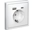 Розетка Systeme Electric ArtGallery 16 А 2 USB A+C 5 В/2,4 А/3,0 А 2x5 В/1,5 А механизм Белый GAL000132 14
