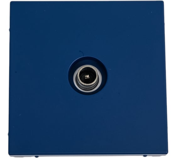 TV Розетка Systeme Electric ArtGallery Аквамарин оконечная 1DB, механизм GAL001191