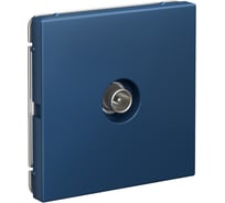 TV Розетка Systeme Electric ArtGallery Аквамарин проходная 4DB, механизм GAL001192