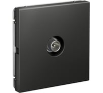 TV-розетка Systeme Electric ArtGallery Базальт оконечная 1DB, механизм GAL001491