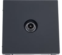 TV-розетка Systeme Electric ArtGallery Базальт проходная 4DB, механизм GAL001492