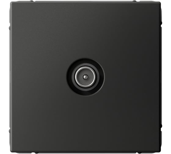 TV-розетка Systeme Electric ArtGallery Базальт проходная 4DB, механизм GAL001492 1