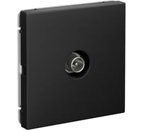 TV-розетка Systeme Electric ArtGallery Карбон проходная 4DB, механизм GAL001092