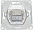 TV Розетка проходная Systeme Electric ArtGallery, 4DB, механизм, Базальт GAL001492 GAL001392 3