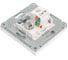 Розетка Systeme Electric ArtGallery Лотос двойная ТВ + компьютерная RJ45, кат. 5Е GAL001389 4