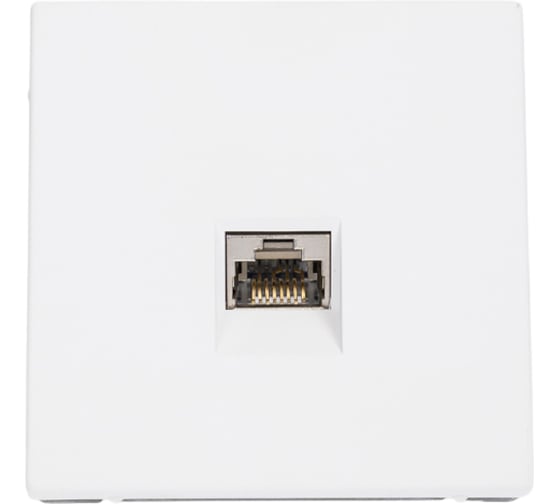 Розетка компьютерная Systeme Electric ArtGallery Лотос RJ45, кат. 6A, механизм GAL001386 1