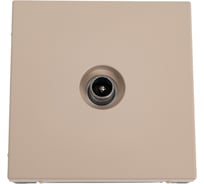 TV-розетка Systeme Electric ArtGallery Песочный проходная 4DB, механизм GAL001292