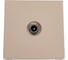 TV Розетка проходная Systeme Electric ArtGallery, 4DB, механизм, Песочный GAL001292 1