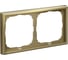 Рамка 2-постовая ArtGallery, универсальная Systeme Electric Золото GAL001602 2
