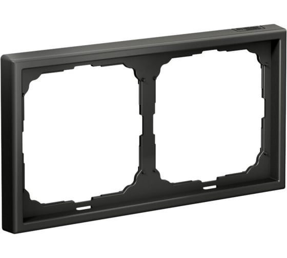 Рамка 2-постовая, универсальная Systeme Electric ArtGallery Базальт GAL001402 1