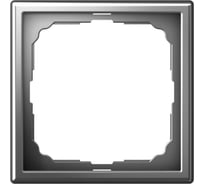 Рамка 1-постовая Systeme Electric ArtGallery Сталь GAL000901