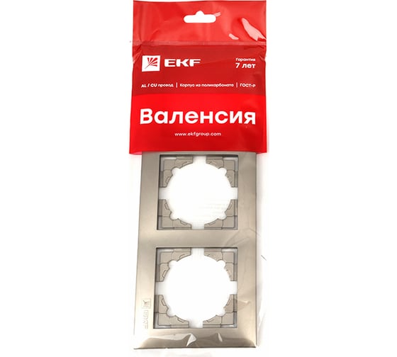3-местная рамка EKF Валенсия, кашемир EWM-G-303-40
