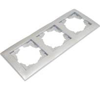 3-местная рамка EKF Валенсия, сталь EWM-G-303-30