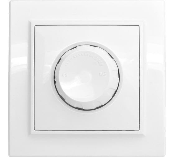 Светорегулятор EKF Минск, СП 600W 220В белый Basic ERD06-101-10