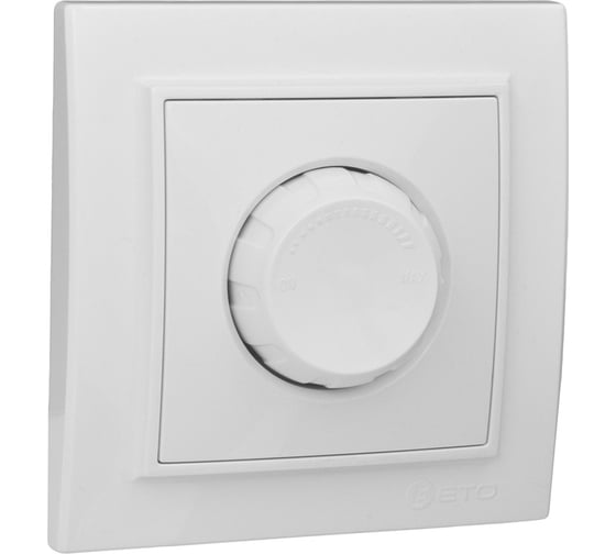 Светорегулятор EKF Минск, СП 600W 220В белый Basic ERD06-101-10