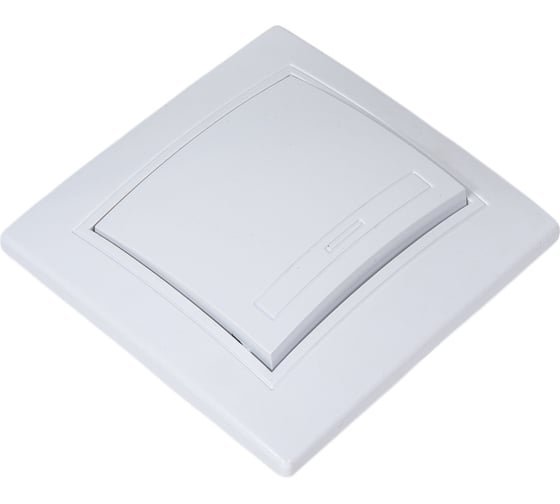Кнопка включения Intro Plano 110901 10А 250В, IP20, СУ, Plano, белый Б0053830