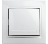 Переключатель промежуточный Intro Plano 110801, 10А, 250В, IP20, СУ, белый Б0053816