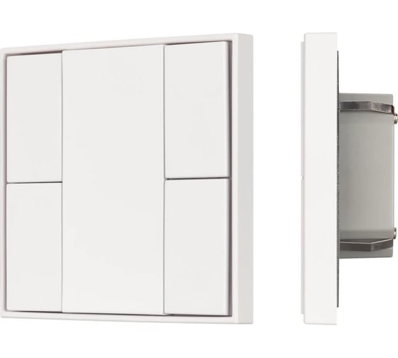 Кнопочная панель INTELLIGENT ARLIGHT KNX-301-22-4-SH-IN White IARL, IP20 Пластик, 1шт 037722