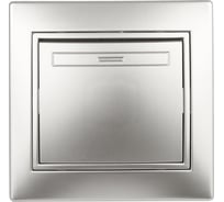 Переключатель промежуточный Intro Plano 110803, 10А250В, IP20, СУ, алюминий Б0053820