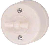 Выключатель перекрестный Bironi керамика, цвет Песочное золото B1-203-04