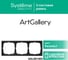 Рамка 3-постовая Systeme Electric ArtGallery, универсальная, Базальт, арт. GAL001403 9
