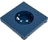 Розетка с заземлением ArtGallery Systeme Electric 16А, механизм, Аквамарин GAL001143 4