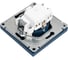 Розетка с заземлением ArtGallery Systeme Electric 16А, механизм, Аквамарин GAL001143 6