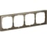 Рамка 4-постовая ArtGallery, универсальная Systeme Electric Мокко GAL000604 2