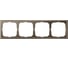 Рамка 4-постовая ArtGallery, универсальная Systeme Electric Мокко GAL000604 1