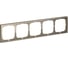 Рамка 5-постовая ArtGallery, универсальная Systeme Electric Шампань GAL000505 2