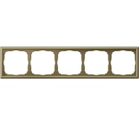 Рамка 5-постовая Systeme Electric ArtGallery Золото GAL001605
